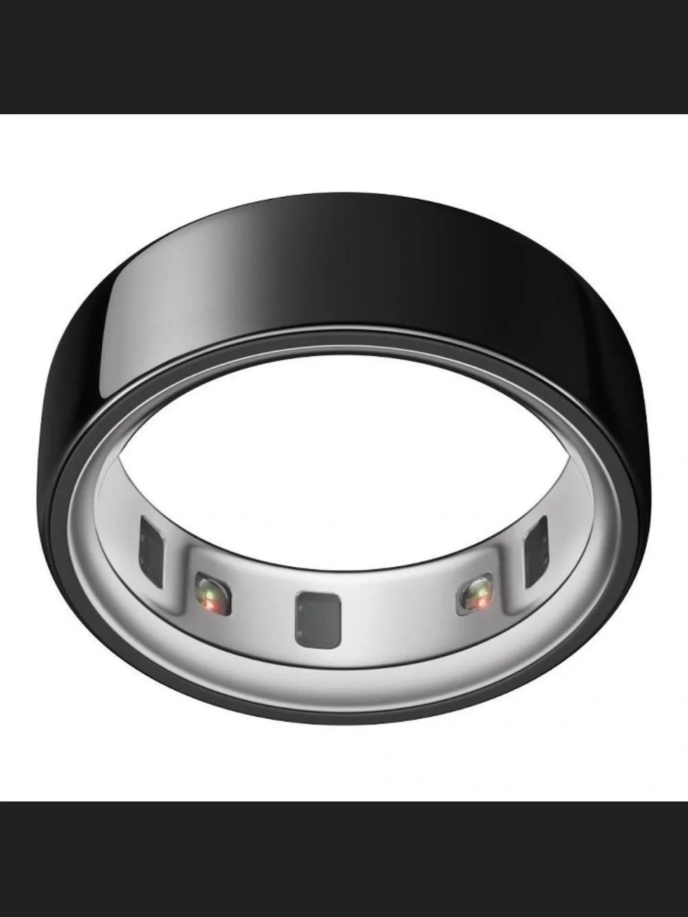 Size 8 | Black | Oura Ring 4